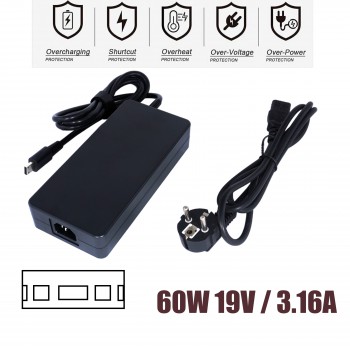 Laptop Power Supply - AC Adapter Charger for MSI Raider GE77HX GE67HX GE76 12UGS 12UHS ADP-330CB B ADP-330CB BH A17-330P2A 19.5V 16.90A 330W 12*0.7 Rectangle Square Notebook Charger ( Ref.60298 )