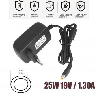 AC Adapter Laptop Monitor Charger for LG E1948S E2242C E2249 LCAP21 22M45A 22M45D 23M45D 24MP500 27MP500 24M45D AD2139620 19V 1.30A 25W 6.5mm*4.4mm ( SKU.60312 )