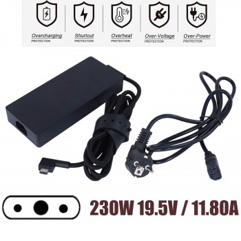 AC Adapter Laptop Notebook Charger for Razer Blade 14 15 17 Series RZ09-0484X RZ09-0427X RZ09-0423X RC30-024801 RC30-02380100 19.5V 11.80A 230W 3 pin ( SKU.60322 )