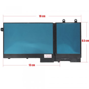 Laptop Battery - Battery for R8D7N Dell Latitude 5400 5410 5500 5510 Precision 3540 3550 Inspiron 7590 7591 7791 series 0R8D7N 1V1XF W8GMW 11.4V 51Wh 4255mAh OEM (Ref.1-BAT0311)