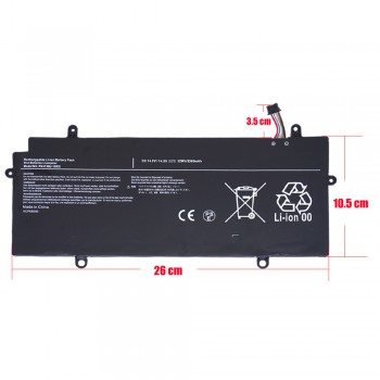Laptop Battery - Battery for Toshiba Portege Z30 Z30-A Z30-B Z30-C Z30-A-1-E1 Series PA5136U-1BRS OEM (Ref.1-BAT0385)