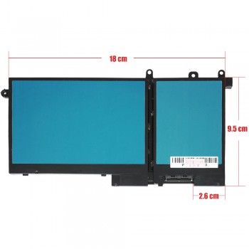 Laptop Battery - Battery for Dell Latitude 5280 5288 5480 5490 5580 5590 5491 5591 5488 5495 Series OEM (Ref.1-BAT0445)