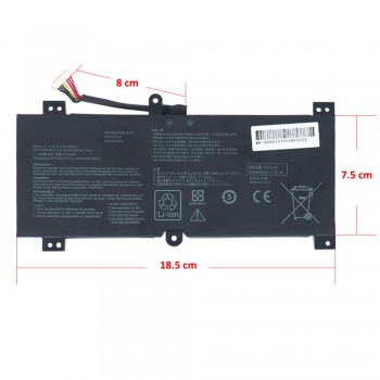 Laptop Battery - Battery for Asus ROG Strix GL704GW GL704GM GL504GM G731 G531GU 15.4V 66Wh 4335mAh C41N1731 with cable 8pins ( Ref.1-BAT0461 )