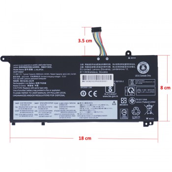 Laptop Battery - Battery for Lenovo ThinkBook L19C3PDA 11.55V 45Wh 3900mAh with 8pins ( Ref.1-BAT0487 )