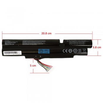 Laptop Battery - Battery for Acer TimelineX 3830T AS11A3E AS11A5E AS11B5E 3ICR19/66-2 3ICR19662 3INR18/65-2 3INR18652 AK.006.BT.094 AK006BT094 11.1V 48Wh 4400mAh with 10pins cable ( Code 1-BAT0513 )