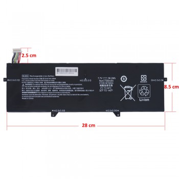 Laptop Battery - Battery for HP BL04XL 7.7V 56.2Wh 7300mAh with 12pins ( Ref.1-BAT0529 )