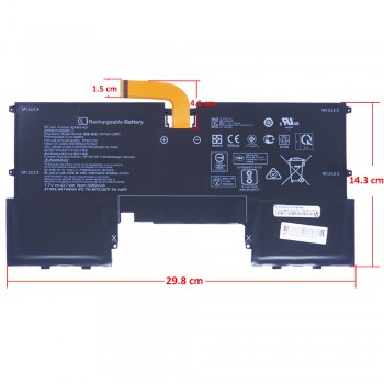 Laptop Battery - Battery for HP Spectre 13-V115TU 924843-42 924843-421 924960-855 BF04043XL BF04XL HSTNN-LB8C TPN-C132 2(ICP2/83/127+ICP5/58/87)-2 7.7V 43.7Wh 5685mAh with 30pins cable ( Code 1-BAT0530 )