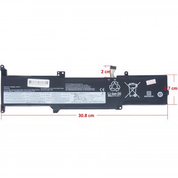 Laptop Battery - Battery for Lenovo IdeaPad 3 15ADA05 81W100E2US L19C3PF7 L19D3PF5 L19L3PF5 SB10X02601 5B10X02602 5B10X02607 SB10X02596 5B10X02599 11.1V 45Wh 4120mAh with cable 8pins ( Ref.1-BAT0560 )