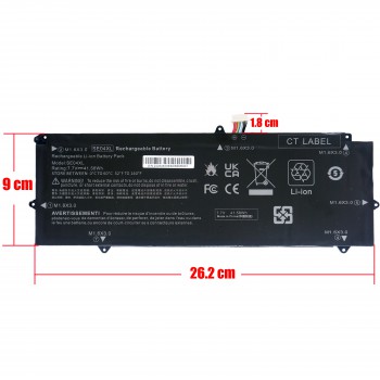 Laptop Battery - Battery for HP Pro Tablet x2 612 G2 1DT63AW 1KZ47PA 1NV85LT 1BY71EC 1KZ44PA L5H57EA SE04XL 860724-2B1 860708-855 7.7V 41.58Wh 5400mAh with cable 9pins ( Ref.1-BAT0610 )