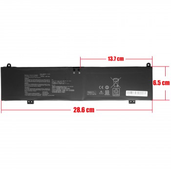 Laptop Battery - Battery for Asus ROG Zephyrus M16 GU603 GU603HE GU603HM GU603HR C41N2013 C41N2013-1 0B200-03880000 0B200-03880100 15.4V 90Wh 5845mAh ( Ref.1-BAT0616 )