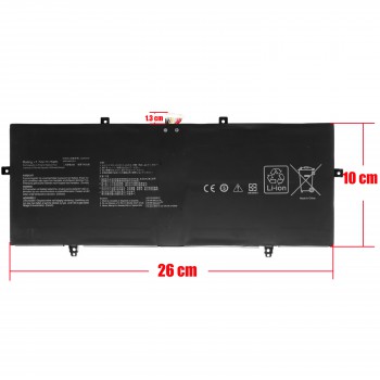 Laptop Battery - Battery for Asus ZenBook 14 Flip OLED UP3404VA-KN139W UP3404VA-KN596WS C22N2107 21ICP5/49/120-2 0B200-04160000 7.74V 75Wh 9702mAh with 10pins ( Ref.1-BAT0653 )