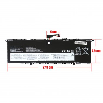 Laptop Battery - Battery for Lenovo Ideapad Yoga Slim 7 Pro L19M4PH3 L19C4PH3 L19D4PH3 SB10Z49515 5B10Z49514 5B11N52060 15.44V 61Wh 3950mAh with 8pins ( Ref.1-BAT0661 )