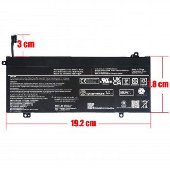 Laptop Battery - Battery for Toshiba Dynabook Satellite Pro L50 L50-G L50-G-11H L50-G-10A Series PA5366U-1BRS 4ICP6/47/61 15.4V 38.1Wh 2480mAh with 12pins ( Ref.1-BAT0672 )