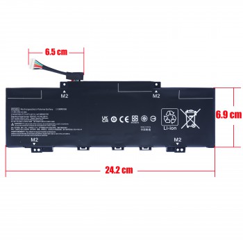 Laptop Battery - Battery for HP EliteBook 635 Aero G11 Pavilion Aero Laptop 13-BE 13Z-BE 13-BG series PC03XL PCO3XL M24648-005 M24421-271 11.55V 43.3Wh 3560mAh with 10pins ( Ref.1-BAT0683 )