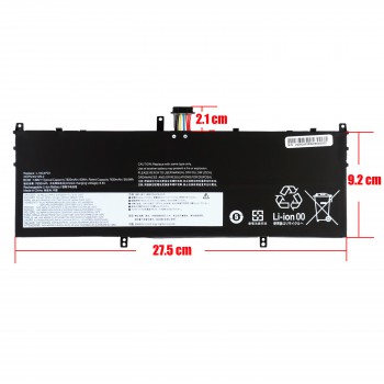 Laptop Battery - Battery for Lenovo Ideapad 6-13ARE05 6-13ALC6 C640-13IML L19C4PD1 L19D4PD1 L19M4PD1 5B10U65274 5B10U65275 5B10W67329 7.68V 60Wh 7820mAh with 12pins cable ( Ref.1-BAT0701 )