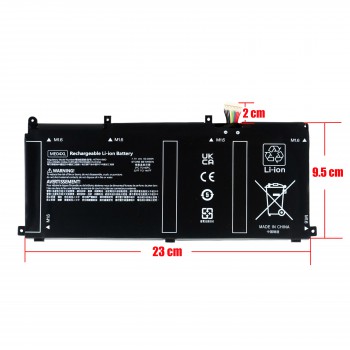 Laptop Battery - Battery for HP Elite X2 1013 G3 Series ME04050XL ME04XL HSTNN-IB8D 937434-855 937519-1C1 937519-171 7.7V 50.04Wh 3250mAh with 12pins ( Ref.1-BAT0705 )