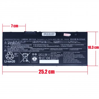 Laptop Battery for Fujitsu LifeBook E448 E449 E458 E459 E548 E549 E558 E559 FPB0338S FPB0340S FPCBP536 FPCBP531 FMVNBP248 4INP5/60/80 14.4V 50Wh 3490mAh ( SKU.1-BAT0732 )