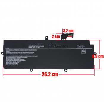 Laptop Battery for Toshiba Dynabook Portege A30-E A30-G-132 A30-G-139 A40-G A40-E R30 A40-G-0P1 PA5331U-1BRS PA5331U 4ICP4/63/68 15.4V 42Wh 2700mAh with cable 17pins ( SKU.1-BAT0753 )