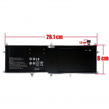 Tablet Battery for HP Pro x2 612 G1 KT02XL 753704-005 HSTNN-I19X HSTNN-IB6F 753330-1B1 753330-421 KT02025XL-PL 7.5V 25Wh 3230mAh with cable 8pins ( SKU.1-BAT0754 )