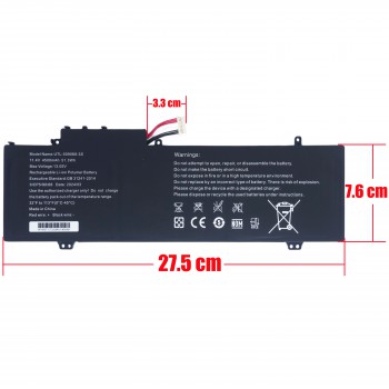 Laptop Battery for Gateway GWTN141-2 GWTN141-4 GWTN141-10BK GWTN141-10BL GWTN141-10GR UTL-509068-3S U559068PV-3S1P 11.4V 51.3Wh 4500mAh with cable 10pins ( SKU.1-BAT0763 )