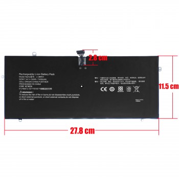 Laptop Battery for Lenovo Yoga 2 Pro 80AY L13S4P21 L12M4P21 121500225 121500156 21CP5/57/128-2 7.4V 54Wh 7400mAh  with cable 7pins ( SKU.1-BAT0772 )