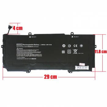 Laptop Battery for HP Chromebook 13 G1 M3-6Y30 M5-6Y57 M7-6Y75 848212-850 848212-856 SD03XL SD03045XL SD03045XL-PL TPN-Q176 11.4V 45Wh 3950mAh with cable 12pins ( SKU.1-BAT0783 )