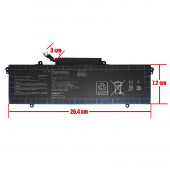 Laptop Battery for Asus ZenBook 14X 14 Flip OLED UX5401ZA UX5401EA UN5401QA UM5401RA UP5401ZA Series 0B200-04030000 C31N2021 11.61V 63Wh 5427mAh with cable 7pins ( SKU.1-BAT0788 )