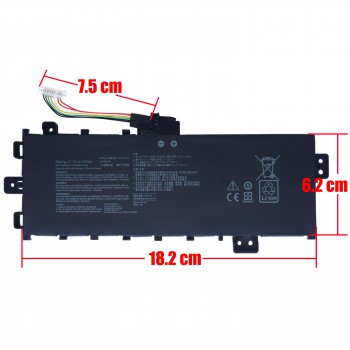 Laptop Battery for Asus A512 F512 S512 X512 X512FA X512FAY X512FAG R512MA R564DA S512FA S512FB B21N1818 0B200-03350500 7.6V 37Wh 4850mAh with cable 7pins ( SKU.1-BAT0789 )