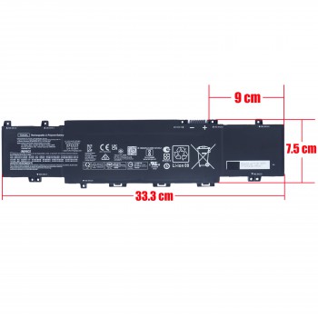 Laptop Battery for HP Envy 17-CH 17-CH0000NB 17-CH0000NC 17-CH0000NIA TI04XL TI04055XL M24563-005 HSTNN-IB9T M24420-1C1 M24420-1D1 15.12V 55.67Wh 3500mAh ( SKU.1-BAT0798 )