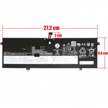 Laptop Battery for Lenovo Yoga Slim 9 14IAP7 82T0003RAU 82T0CTO1WW 14IAP7 82T1 L21M4PH1 5B11F35906 5B11F35903 5B11F35905 15.52V 75Wh 4833mAh with cable 8pins ( SKU.1-BAT0810 )