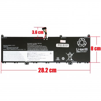Laptop Battery for Lenovo Yoga Slim 7 ProX 14IAH7 82TK0057AU 82TK0076MX 82TKCTO1WW 82V1 L21C4PC4 L21M4PC7 5B11F52556 5B11F52560 15.52V 70Wh 4511mAh with cable 10pins ( SKU.1-BAT0817 )