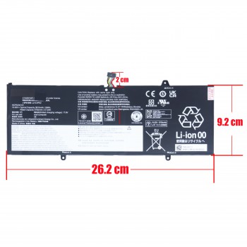 Laptop Battery for Lenovo Yoga 6-13ALC7 82UD 6-13ABR8 83B2 L21C4PE2 L21M4PE2 5B11F29411 5B11F29421 5B112F29414 5B11N47499 15.52V 59Wh 3815mAh with cable 8pins ( SKU.1-BAT0866 )
