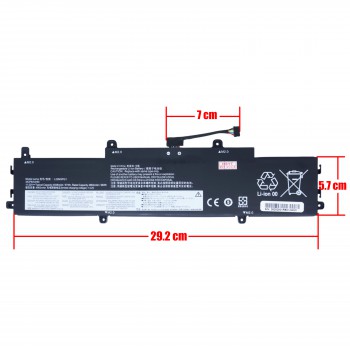 Laptop Battery for Lenovo 14e Chromebook Gen3 82W7S01C00 82W7S0B600 L22M3PG1 5B11K08653 5B11K08654 11.52V 57Wh 4948mAh with cable 8pins ( SKU.1-BAT0868 )