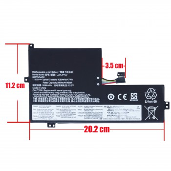 Laptop Battery for Lenovo Chromebook 100e Gen 3 82J7 82J8 300e Gen 3 82J9 82JA 100w Gen 3 82J0 300w Gen 3 82J2 500w Gen 3 82J4 L20L3PG0 5B11B36308 11.52V 47Wh 4080mAh with cable 8pins ( SKU.1-BAT0870 )