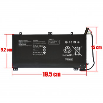 Laptop Battery for Huawei MateBook 13 2019 2020 HN-W19L WRT-W19 WRTB-WAH9L GB31241-2014 HB4593J6ECW HB4593J6ECW-31 11.4V 41.7Wh 3660mAh with cable 10pins ( SKU.1-BAT0872 )