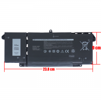 Laptop Battery for Dell Latitude 13 5320 7320 14 7420 15 7520 9JM71 09JM71 11.4V 42Wh 3684mAh ( SKU.1-BAT0890 )