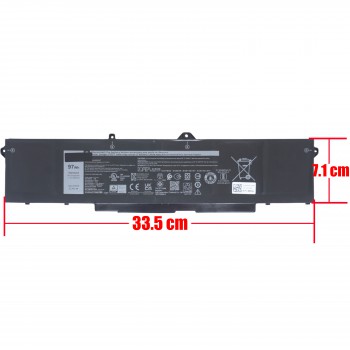 Laptop Battery for Dell Alienware m18 R1 m18 R2 m17 R5 Precision 3561 3571 3581 3591 Latitude 5521 5531 53XP7 05RGW 9JRV0 09JRV0 11.4V 97Wh 8071mAh ( SKU.1-BAT0911 )