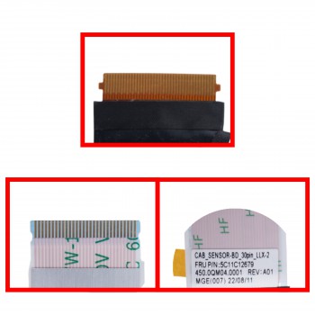 FFC Sensor Board Cable for Lenovo ThinkPad X13 Yoga Gen 3 21AW 21AX P16 Gen1 21D6 21D7 450.0QM04.0001 5C11C12679 20.5cm 30pin ( SKU.1-FFC0032 )