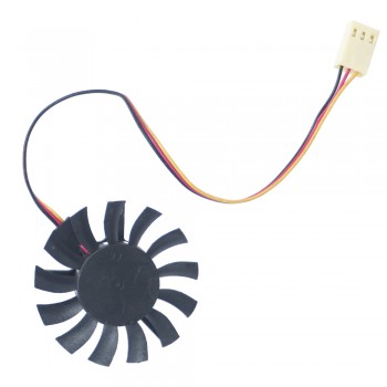 Laptop Fan - GPU Cooling Fan DFS500912M 45mm DFB500912H ND-5010M12B Graphics Card Cooling Fan 12V 1.6W 3Wire 3pin ( Ref.81041 )