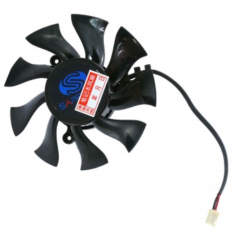 Laptop Fan - GPU Cooling Fan for Mac Pro ATi Radeon HD 4890 HD5770 HD5870 HD6770 HD6790 Video Card Cooling Fan FD8015H12S FD8015U12S 75MM 12V 0.32A 2Wire 2Pin ( Ref.81269 )