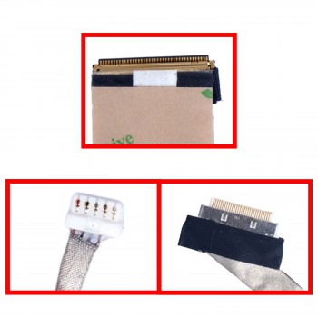 Video Screen Cable-Flex Screen cable Lenovo G580 G580AM G585 G585G G585 G580A G480 G500 G505 G510 G485 QIWG6 DC02001ET10 DC02001ET10 DC02001ET00 dc2001ts00 90200464 Video Screen Cable (Code 1-FLEX0465)