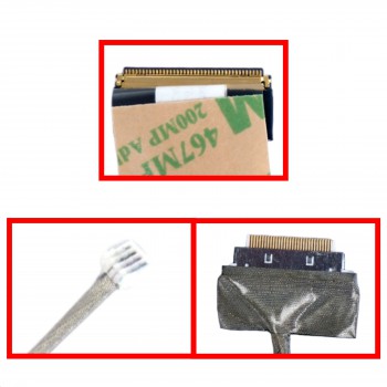 Video Screen Cable-Flex Screen cable Lenovo G500 G505 G510 DC0200PS00 DC02001PS00 90202732 Video Screen Cable (Code 1-FLEX0654)
