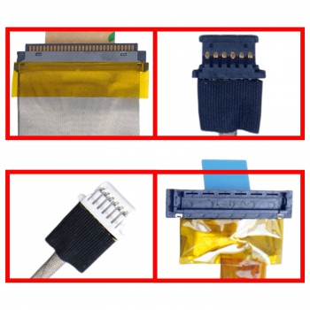 Video Screen Cable Flex Screen cable Flex Sony Vaio PCG-81115L VPCF1 01500011497A Video Screen Cable LCD (Code 1-FLEX0680)