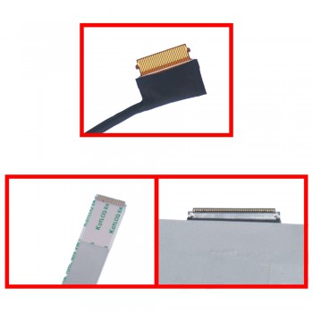 Monitor Cable - Flex Video Screen LCD Cable for Laptop HP Pavilion 14T-DV 14Z-EC 14-DV M24493-001 M16616-001 DD0G7GLC110 DD0G7GLC120 Touch LVDS 40pins Monitor cable ( Ref.1-FLEX1356 )
