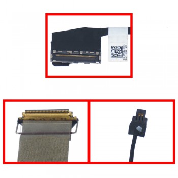 Monitor Cable - Flex Video Screen LCD Cable for Laptop Dell XPS 13 9343 ZAZ00 DC02C008D00 DC02C008D00 07TH8V 7TH8V Touchscreen eDP 30pins Monitor cable ( Ref.1-FLEX1360 )