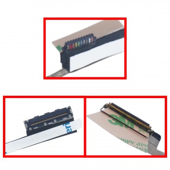 Display Cable - Flex Video Screen LCD Cable for Laptop HP EliteBook 740 745 G5 840 845 G5 ZBook 14u G5 MT44 Thin Client Series 14.0'' Touch Screen eDP 40pins 0.5 Pitch Pin Monitor cable ( Ref.1-FLEX1392 )