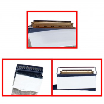 Monitor Cable - Flex Video Screen LCD Cable for Laptop Dell Latitude 3420 E3420 086YHK 86YHK 450.0NF03.0001 CYBG L14 IR IR WLAN eDP 40pins 0.5 Pitch Pin Monitor cable ( Ref.1-FLEX1424 )