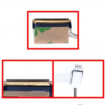 Monitor Cable - Flex Video Screen LCD Cable for Laptop Asus ROG Zephyrus GX502 GU502 GU502GW GU502L GU502LV GU502LU 14005-03020200 14005-03020300 6017B1411301 eDP 40pins 0.5 Pitch Pin Monitor cable ( Ref.1-FLEX1428 )