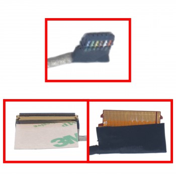 Monitor Cable - Flex Video Screen LCD Cable for Laptop Haier Thunderobot 911 TR 911AIR T911 911GT DD0NLALC100 DD0NLALC101 DD0NLALC120 Non Touch 4K eDP 40pins Monitor cable ( Code 1-FLEX1430 )
