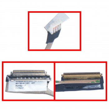 Monitor Cable - Flex Video Screen LCD Cable for Laptop Asus ROG Zephyrus GX502 GU502 GU502GW GU502L GU502LV GU502LU 14005-03020200 14005-03020300 6017B1411201 eDP 40pins 0.4 Pitch Pin Monitor cable ( Ref.1-FLEX1439 )
